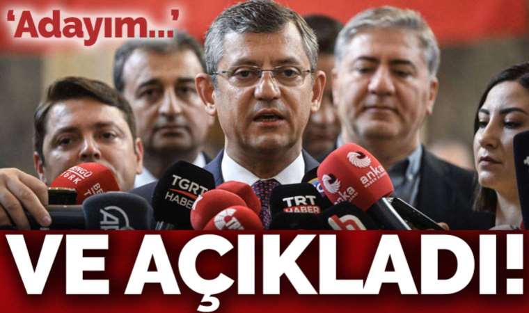 Özgür Özel: Adayım