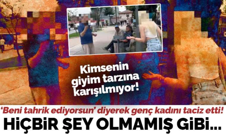76 yaşındaki erkek, kadını sokak ortasında taciz etti: 'Giyinik olman lazım, beni tahrik ediyorsun'