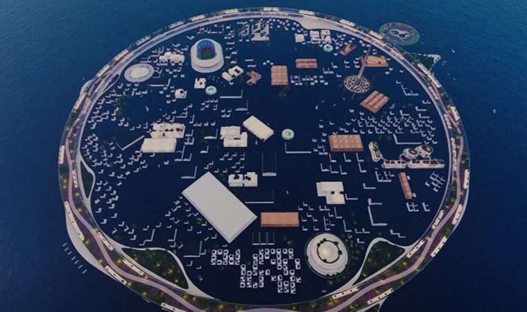Japonya'da okyanusun ortasına 40 bin kişilik şehir inşa edilecek!