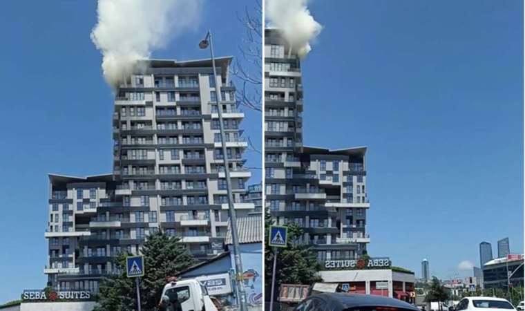 Kağıthane’de rezidansta yangın: Onlarca kişi mahsur kaldı!