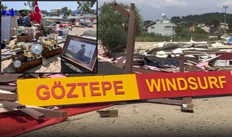 Kayyum, Göztepe’nin tesisini yıktı: Madalyalar, kupalar sokağa atıldı