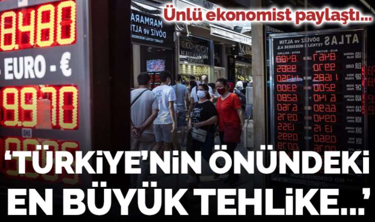 Ekonomist Daron Acemoğlu, Türkiye'nin önündeki en büyük tehlikeyi paylaştı