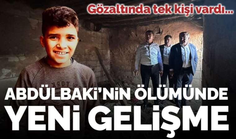 12 yaşındaki Abdülbaki'nin ölümünde yeni gelişme: 'Fahri imam' serbest kaldı