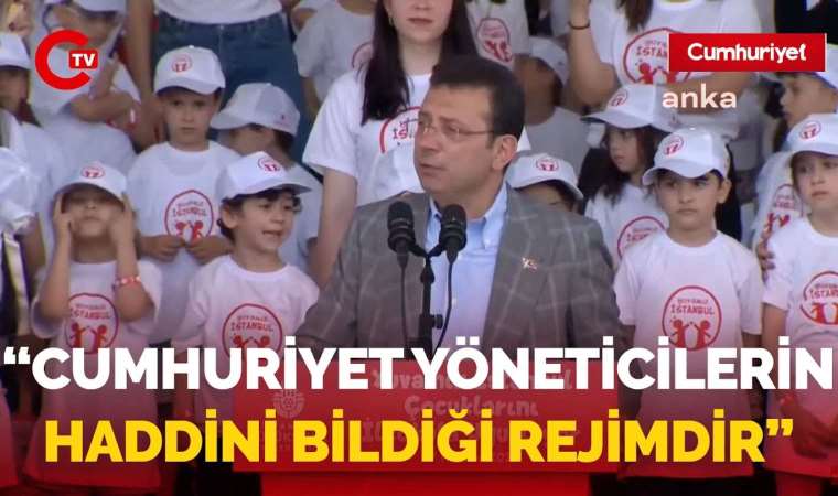 Ekrem İmamoğlu’ndan iktidara ‘cumhuriyet’ dersi: Yöneticilerin haddini bildiği rejim…