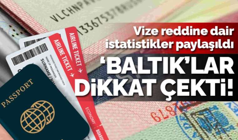 Türkiye'ye en çok vize reddi veren ülkeler belli oldu: Baltık ülkeleri dikkat çekti