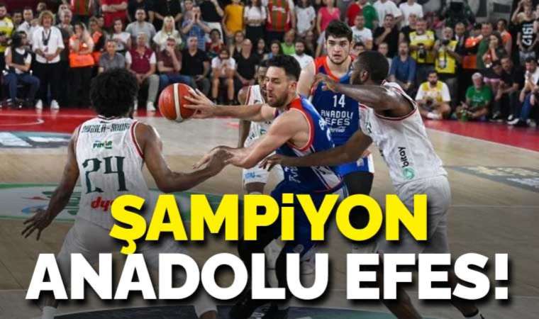 Anadolu Efes, şampiyonluğunu ilan etti!
