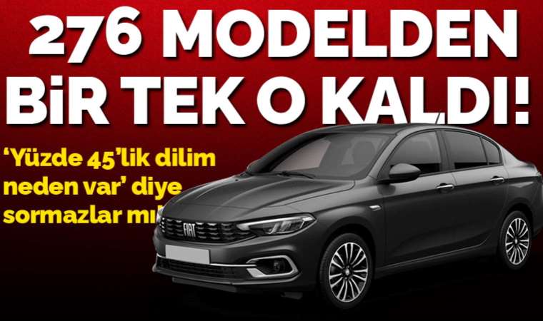 Yüzde 70'lik ÖTV diliminde bir tek o kaldı! 'Yüzde 45, 50, 60 ve 70’lik dilimler niye var' diye sormazlar mı!'