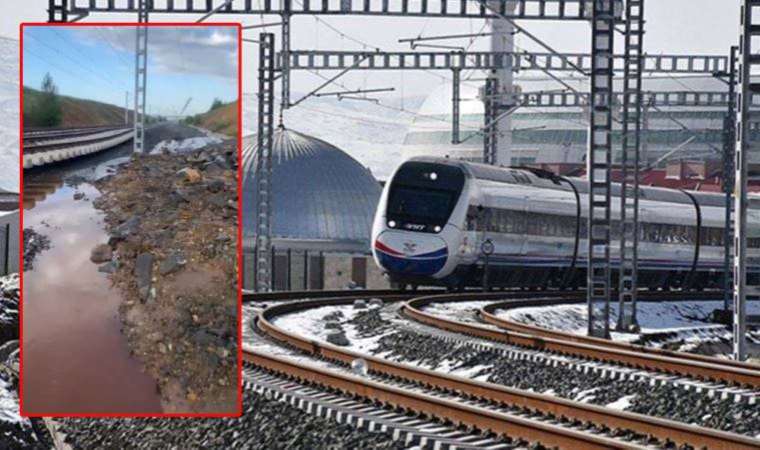 Seçim malzemesi yapılmıştı! Ankara-Sivas YHT hattında kılavuz lokomotif raydan çıktı