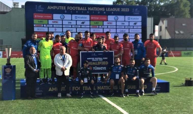 Ampute Futbol Uluslar A Ligi'nde Türkiye ikinci oldu