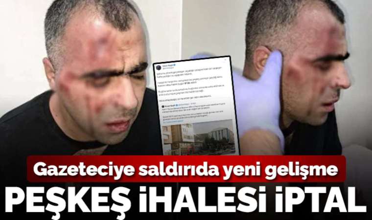 Saldırıya uğrayan gazetecinin yazdığı ihale iptal edildi
