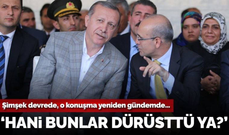 Erdoğan’ın Mehmet Şimşek için geçmişte söylediği sözler gündem oldu: 'Bunlar Halk Bank’ı da dolandırmaya çalıştı'