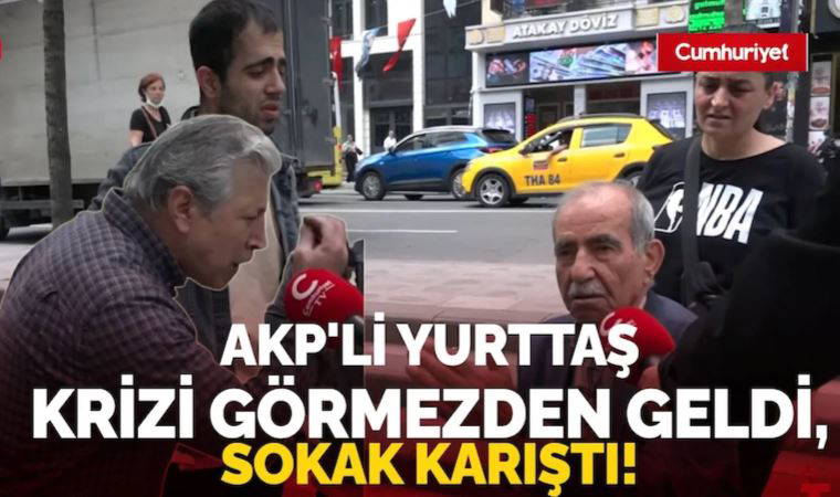 AKP’li yurttaş krizi görmezden gelince tartışma çıktı! “Acıkınca köprü mü yiyelim amca?”