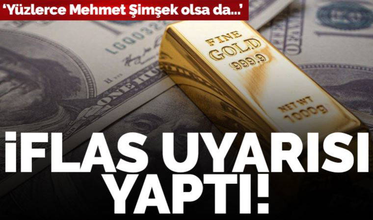 İktisatçı Prof. Dr. Duran Bülbül iflas uyarısı yaptı: