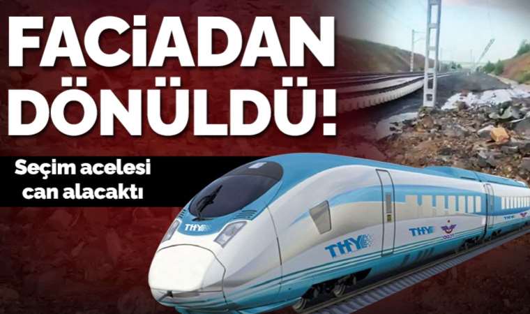 Cumhuriyet'in gündeme getirdiği Ankara-Sivas hattındaki tehlikeyi bakanlık reddetmişti: YHT'de faciadan dönüldü