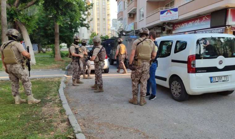 Mersin merkezli 5 ilde suç örgütü operasyonu: 36 gözaltı kararı