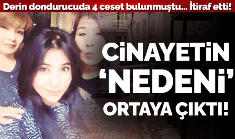 4 kişinin cesedi derin dondurucuda bulunmuştu... İzmir Valiliği açıkladı: Cinayete ilişkin yeni gelişme!