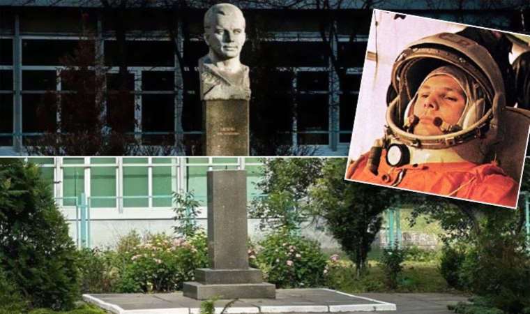 'Uzaya çıkan ilk insandı...' Yuri Gagarin'in büstü söküldü!