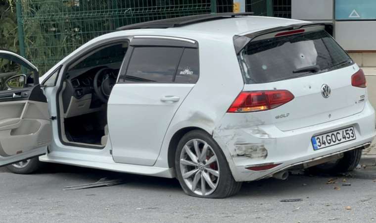 Ümraniye’de otomobile silahlı saldırı!