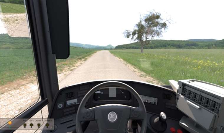 Mercedes-Benz Türk Otobüs ar-ge ekibinden iç aydınlatma testleri