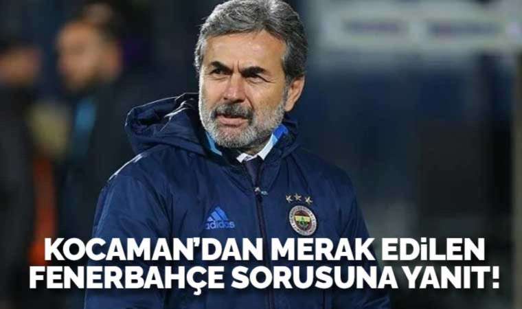 Aykut Kocaman'dan Fenerbahçe açıklaması