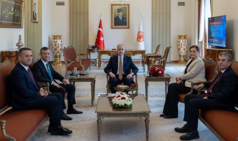 Özgür Özel paylaştı: CHP'den Numan Kurtulmuş'a 'Can Atalay' ziyareti