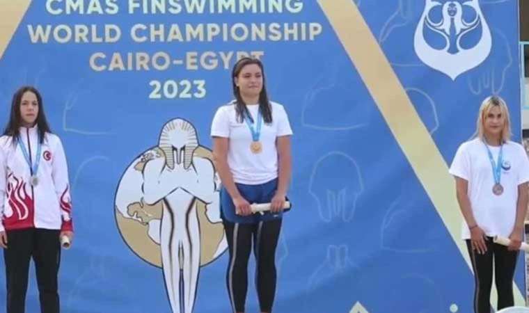 Yüzmede milli sporcu gümüş madalya kazandı!