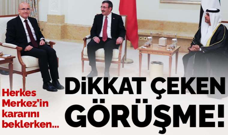 Ekonomi yönetiminin sıcak para umudu: Faiz öncesi Cevdet Yılmaz ile Mehmet Şimşek'ten BAE'ye ziyaret