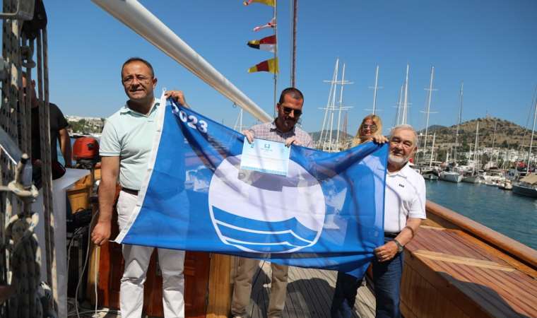 STS Bodrum Okul Gemisi Mavi Bayrak alan gemi oldu