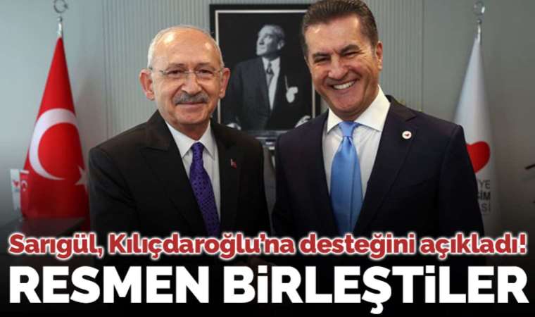 Son dakika... Mustafa Sarıgül duyurdu: TDP resmen CHP'ye katıldı