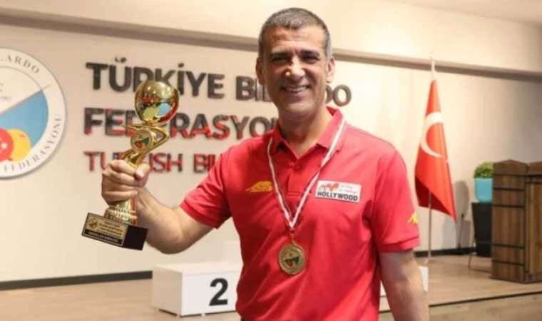 3 Bant Bilardo'da Şampiyon Tayfun Taşdemir