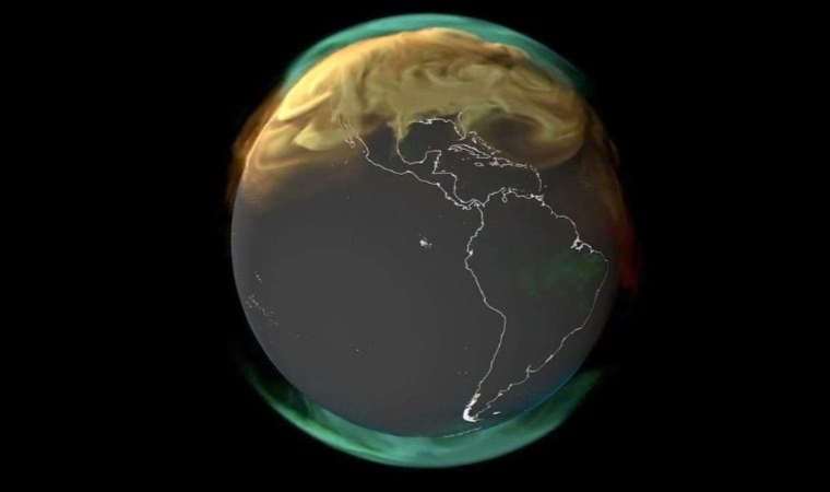 Karbondioksidi görebilseydik dünya nasıl görünürdü?