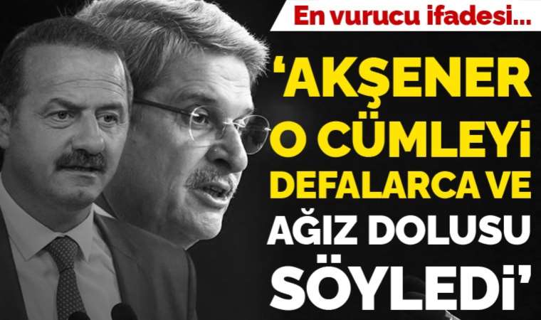 Akşener'den eleştirilerin arka planı... Aytun Çıray ve Ağıralioğlu...