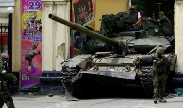 Wagner savaşçılarının konuşlandığı Rostov'da silah sesleri duyuldu