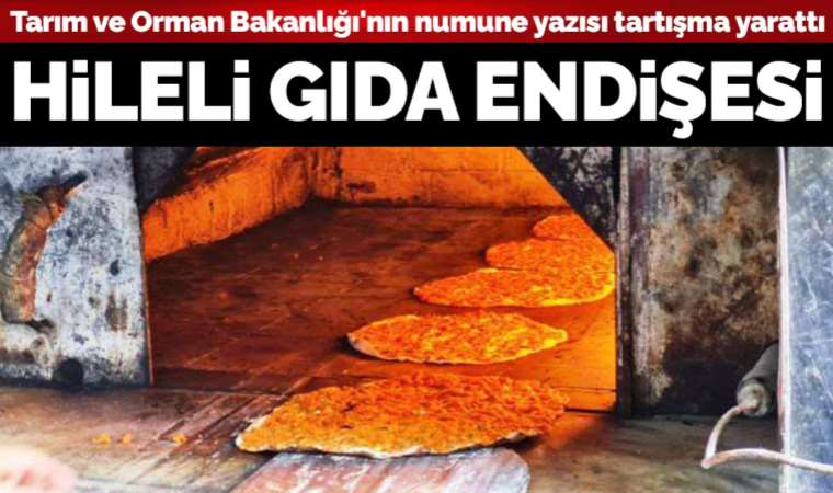 Tarım ve Orman Bakanlığı'nın numune yazısı tartışma yarattı: Hilenin önü açıldı