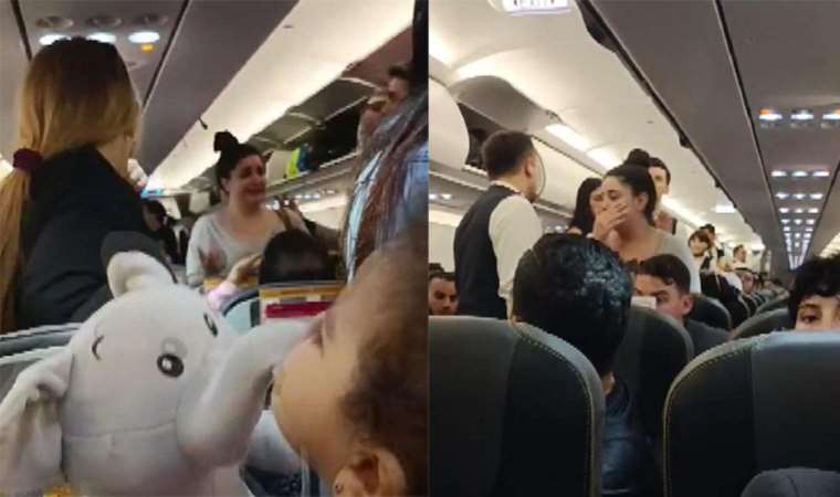 Kazablanka uçağına son anda girmeye çalışan yolcu olay çıkardı