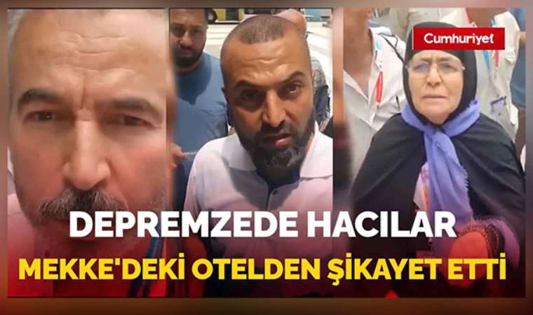 Hacılar, Mekke'deki otelden şikayet etti: "AK Parti'ye oy verdiğimiz için bize böyle yapıyorlar"
