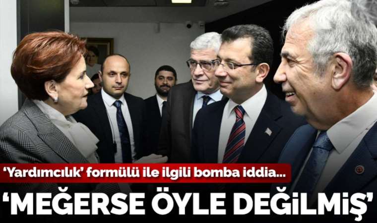 Çok konuşulacak 'yardımcılık formülü' iddiası: Fikir Akşener'den çıkmadı!