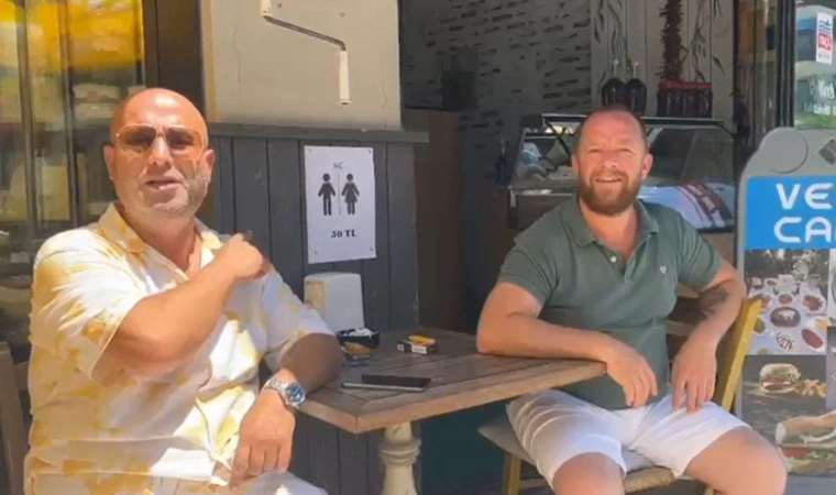 Çeşme'de 'tuvalet 50 lira' yazısını asan işletmeci: ‘Mağdur olduğumuz için astık’