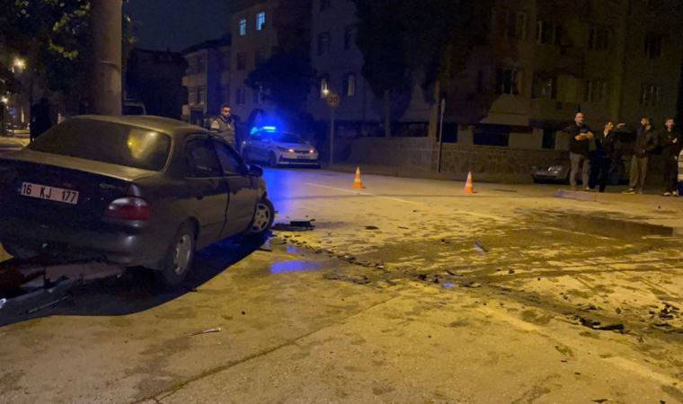 Bursa'da 16 yaşındaki çocuk araçla kaza yaptı: 4 yaralı
