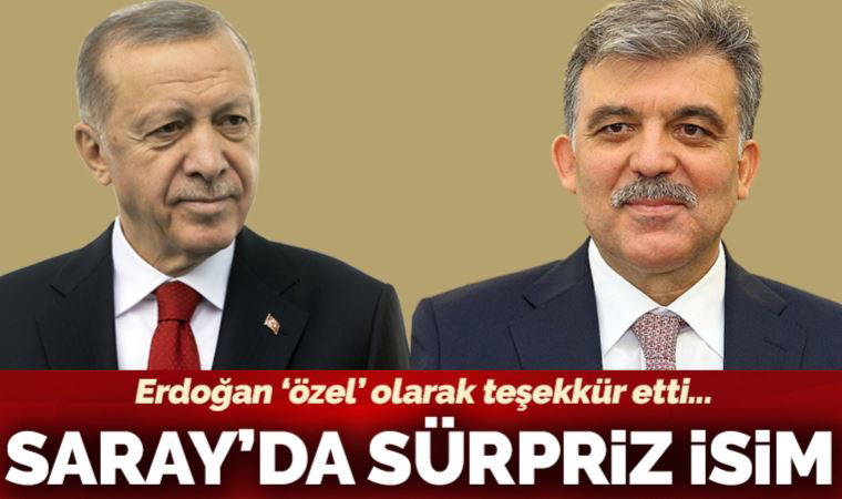 Saray'daki törende Abdullah Gül sürprizi