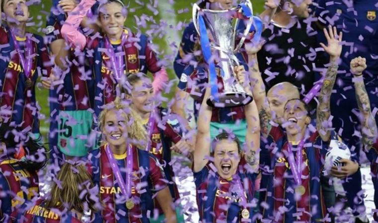 Kadınlar Futbol Şampiyonlar Ligi'nde kupa Barcelona'nın oldu