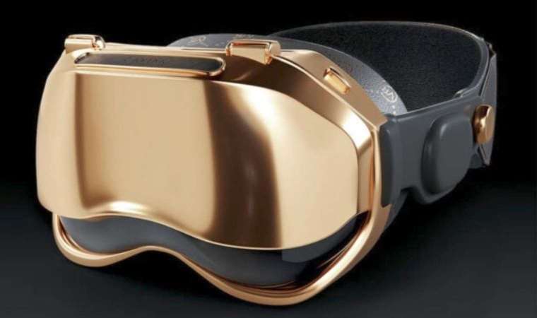 18 ayar altın detaylı 1 milyon TL'nin üstünde Apple Vision Pro