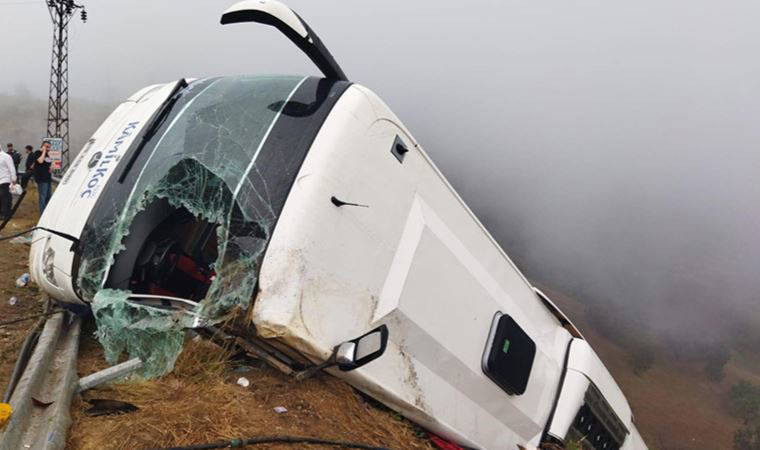 Mersin'de yolcu otobüsü, şarampole yuvarlandı: Çok sayıda yaralı var!