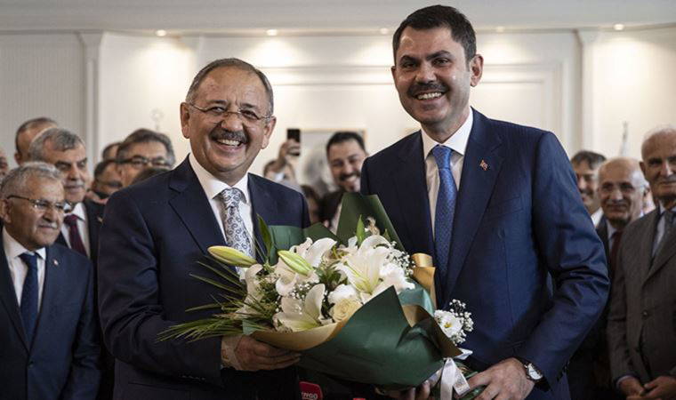 Çevre, Şehircilik ve İklim Değişikliği Bakanlığı'nda devir teslim töreni: Mehmet Özhaseki görevi Murat Kurum'dan devraldı