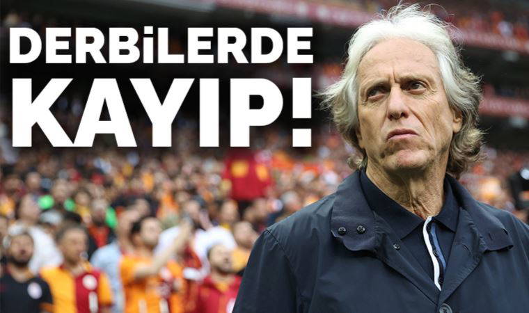 Fenerbahçe'de Jorge Jesus'un derbilerde yüzü gülmedi