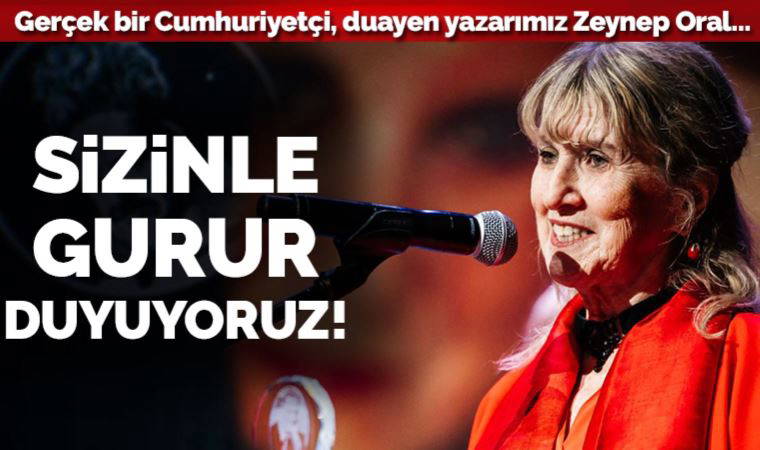 Zeynep Oral'a 'Nâzım Hikmet Dostluk Ödülü' verildi