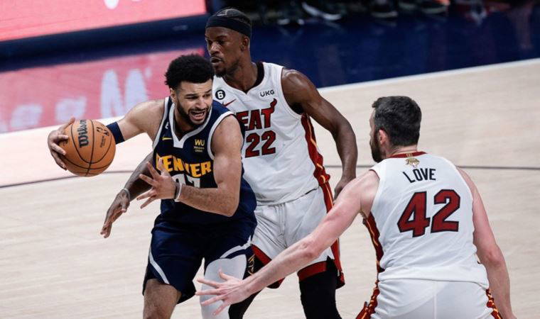NBA'de Miami Heat, Denver Nuggets karşısında seriyi eşitledi