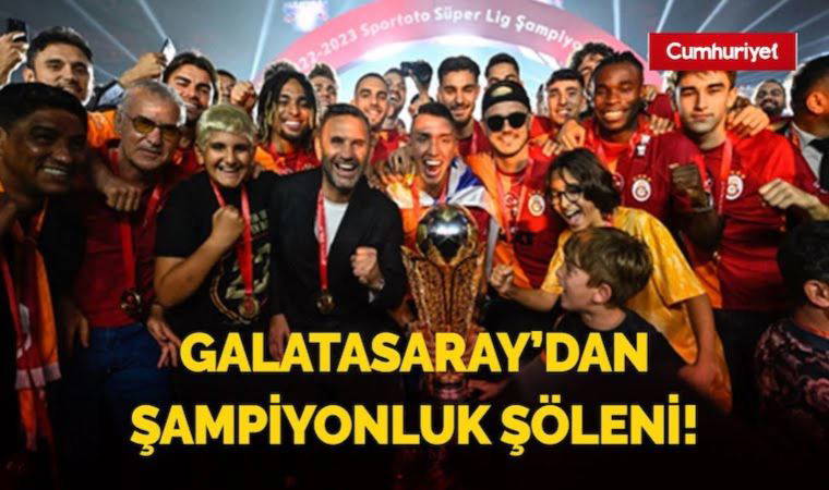 Galatasaray şampiyonluk kupasını kaldırdı (05 Haziran 2023) (Video Haber)