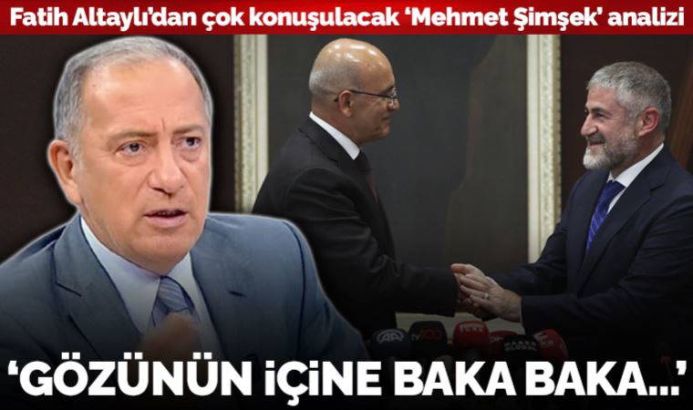 'İntikam bıçağını kanırttı' ifadeleriyle anlattı... Fatih Altaylı'dan çok konuşulacak 'Mehmet Şimşek' yorumu: 'Gözünün içine baka baka söyledi'