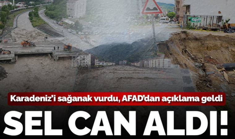 Karadeniz'i sel teslim aldı, 2 kişi yaşamını yitirdi! AFAD'dan yeni uyarı...